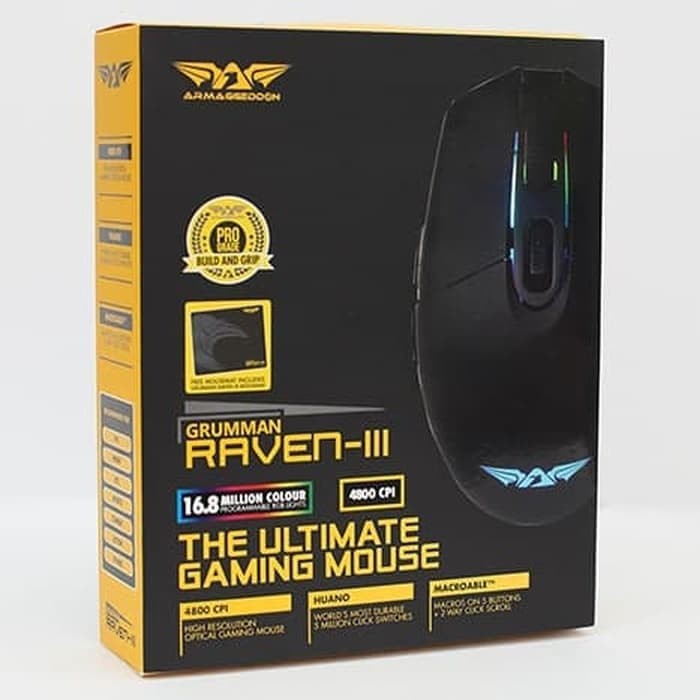ARMAGGEDDON Grumman Raven III / Raven 3 Gaming mouse