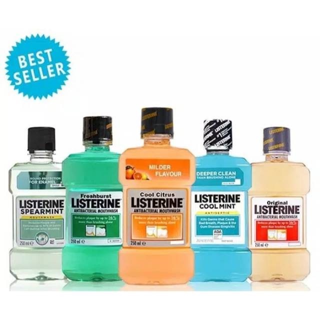 ✿ MADAME ✿ LISTERINE ANTISEPTIC MOUTHWASH 250ML - OBAT KUMUR ANTISEPTIK FRESH