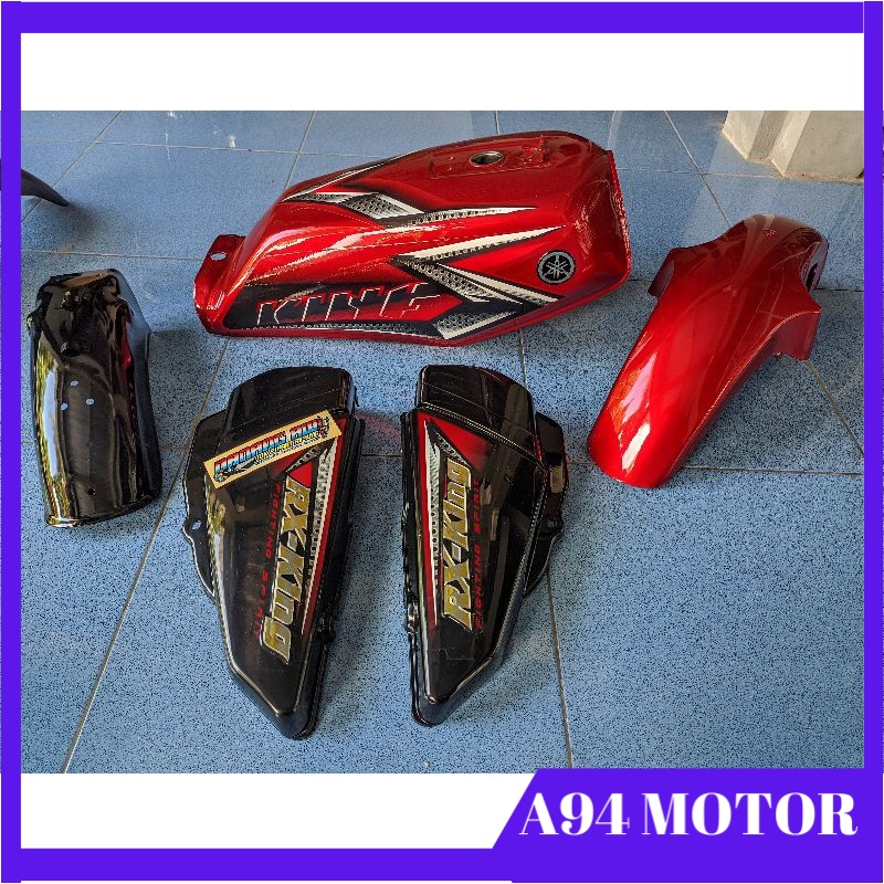 (COD) Body set Tangki set Rx king 2008 Merah maron TERLARIS