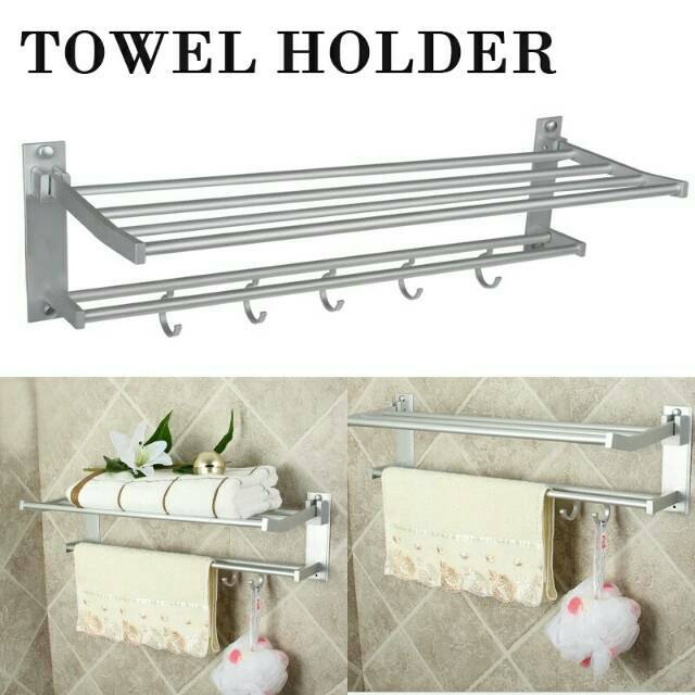 Rak Dinding Aluminium Almunium Alumunium Tempat Gantungan