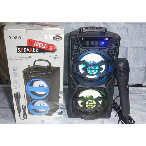 6.5 INCHI [ COD ] Speaker Bluetooth 3381/ 2008 2009 Free Mic Karaoke Speaker Bluetooth Plus Mikrofon 3396 3391 YD801/82