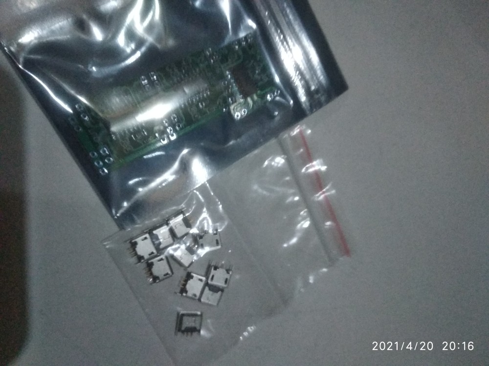 10pcs Konektor Micro Usb 5p Micro Usb 5p Female 180 Derajat