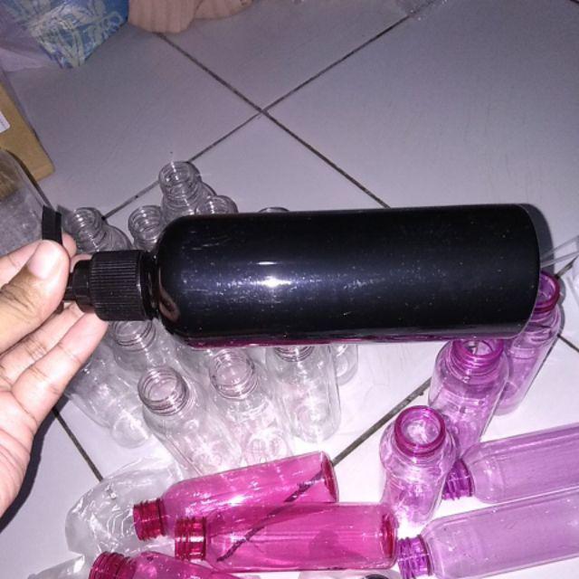 Botol Plastik Pet 250 Ml Tutup Pump Minimal 10 Pcs
