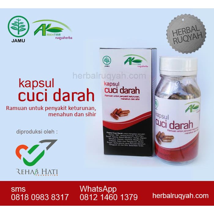 Kapsul Cuci Darah Dari Rehab Hati Herbal Ruqyah Shopee Indonesia