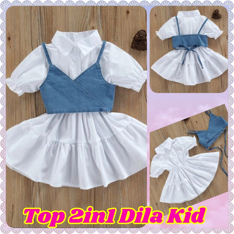 Baju Anak Perempuan Import Setelan Korea Umur 3 4 5 6 7 8 9 10 tahun | Baju Anak Cewek Murah
