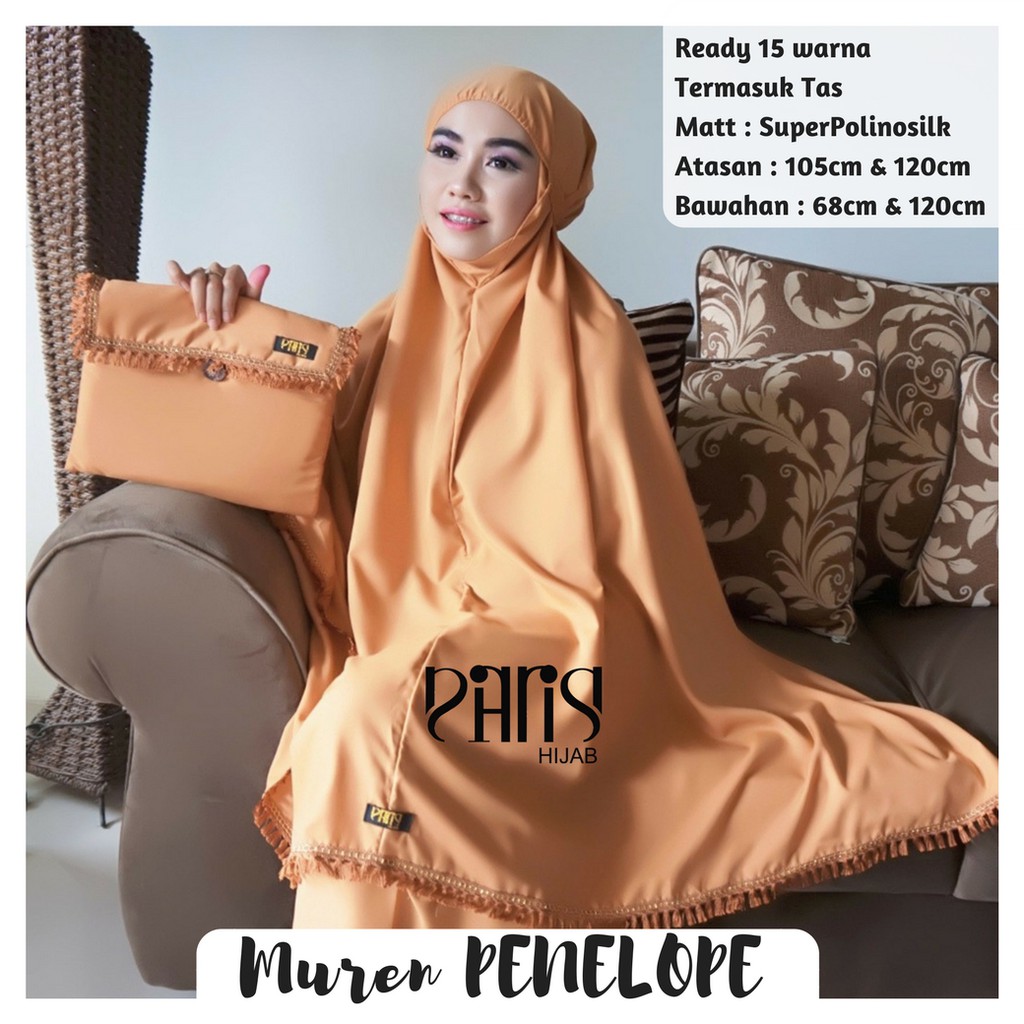 PARISKU PENELOPE - mukena renda polinosilk premium