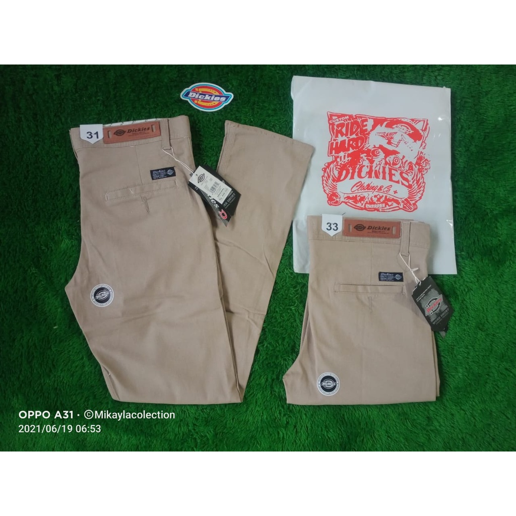 Celana Chino Panjang Pria Khakis Dickies Full Acc