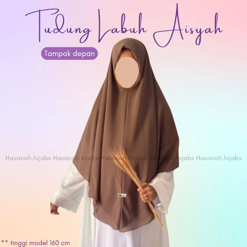 Malaysian khimar babydoll