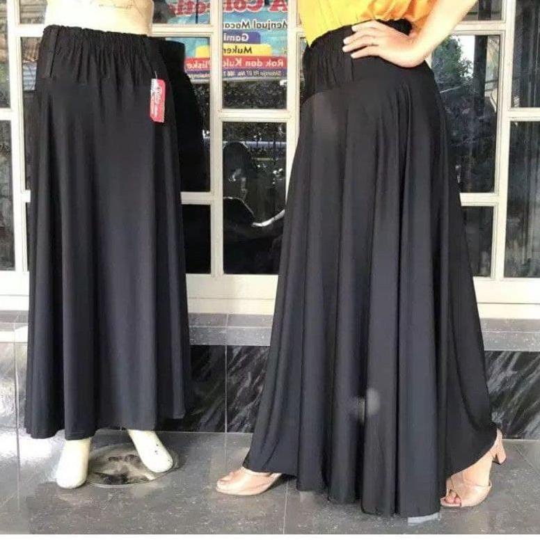 Rok Full Payung Bahan Jersey premium Adem,Jatuh,tebal dan Halus nyaman di pake / rok jersey premium 
