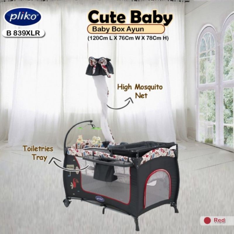 Baby Box Ranjang Tempat Tidur Bayi Pliko D Cute Baby B 839 XLR