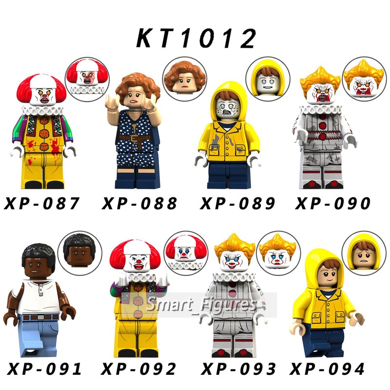 Mainan Action Figure Minifigures Seri Film Badut Beverley Black Mike George Demonization KT1012