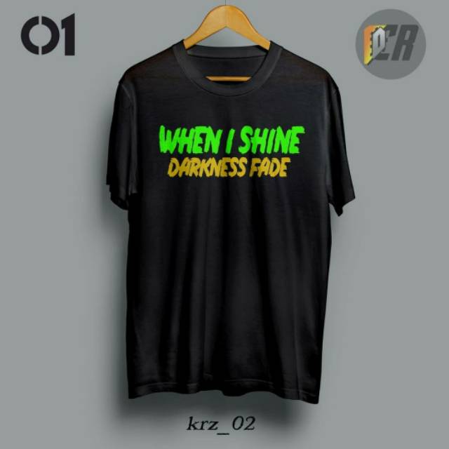 Jual Kaos When I Shine Darkness Fade Kamen Rider Zero One Indonesia Shopee Indonesia