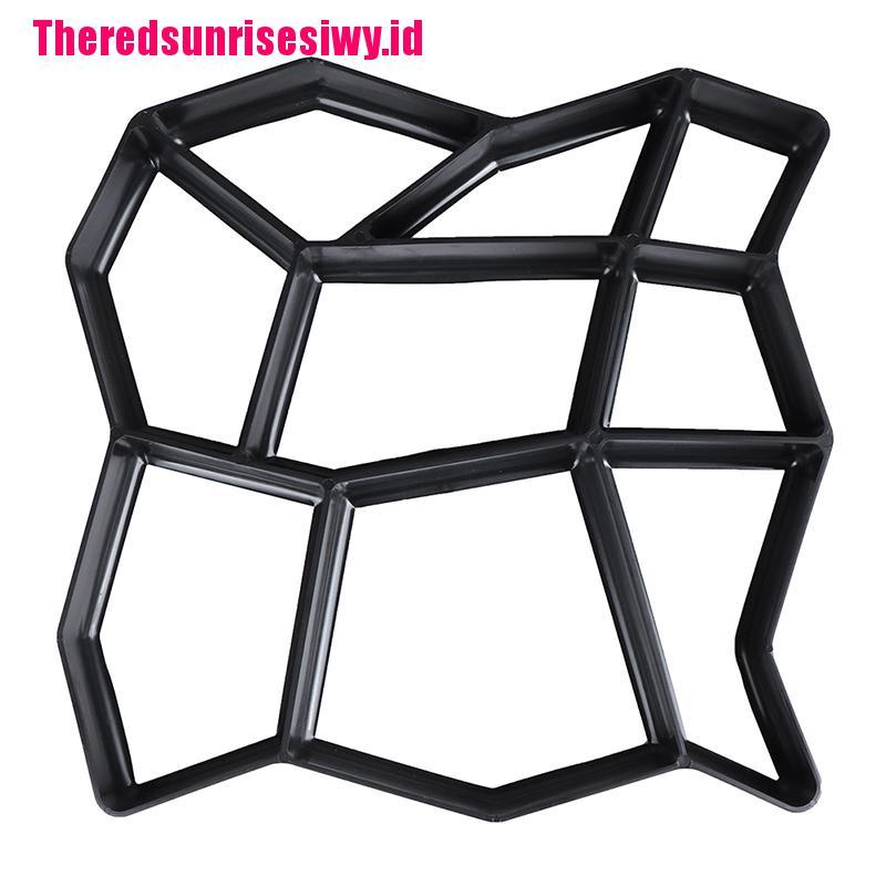 Cetakan Batako Semen Paving Reusable Path Maker Path Maker Cetakan Injak