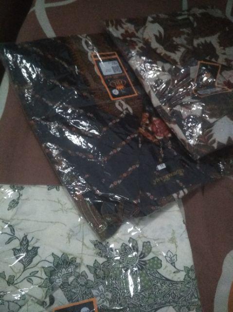 Benang Raja Kemeja Batik Pria Lengan Panjang Ukuran Jumbo 2xl 3xl 4xl 5xl