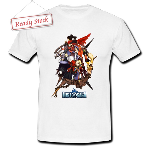 Kaos Lost Saga Tshirt Casual Unisex T-SHIRT Bahan Katun New Cotton Tees