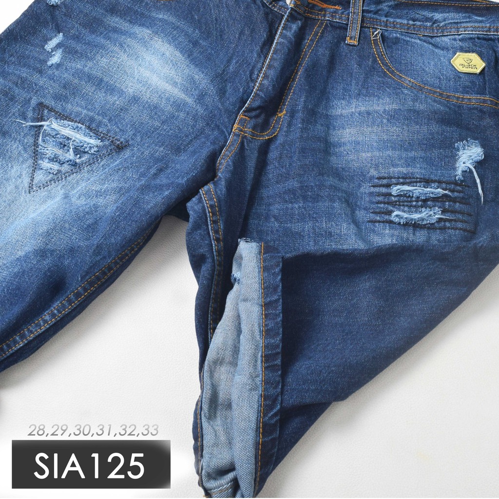 CELANA JEANS PENDEK PRIA / CELANA PENDEK PRIA DISTRO SOBEK BAHAN DENIM/ JEANS PREMIUM HARGA MURAH