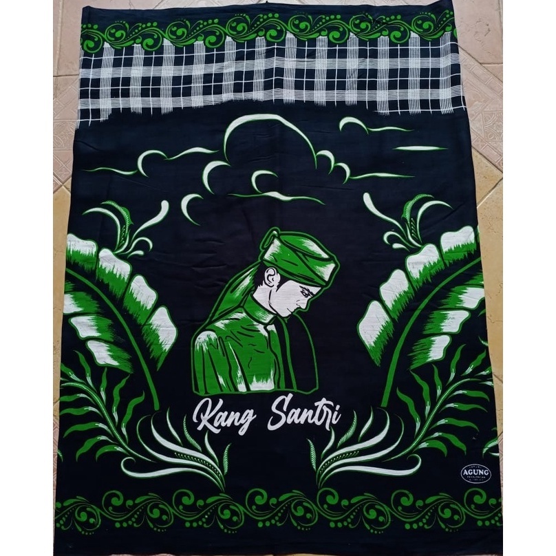 sarung batik santri aqil | sarung santri | sarung kang santri bersorban