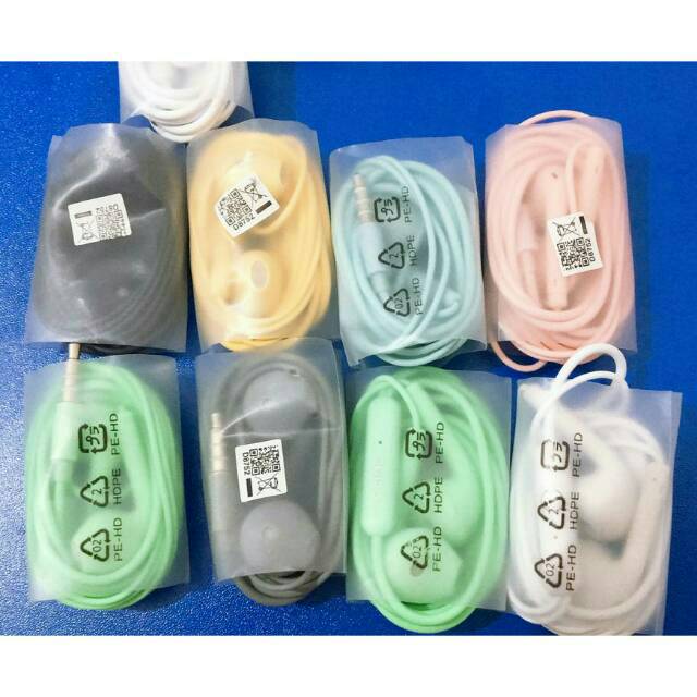 Headset / Handsfree F9 macaron u 88 macaron/ Macaroon Mate Color Hifi Extra Bass