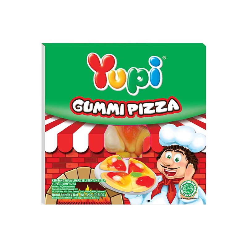 YUPI GUMMY PIZZA 23G