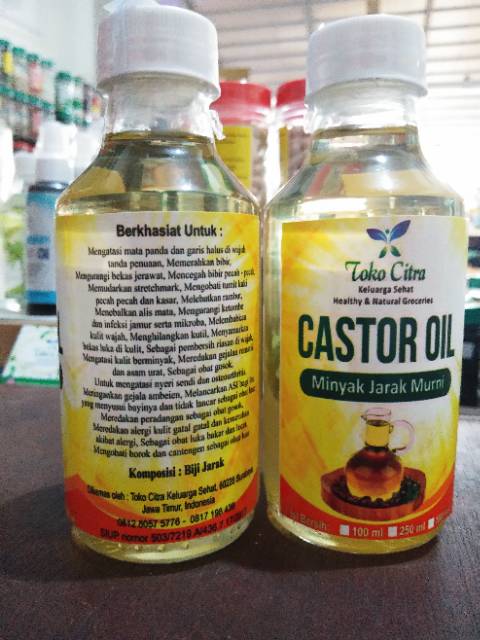 Castor Oil Minyak Jarak Minyak Castor Terlaris Surabaya Shopee Indonesia