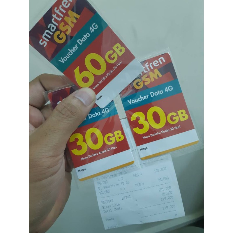 Voucher SmartFren 30 GB