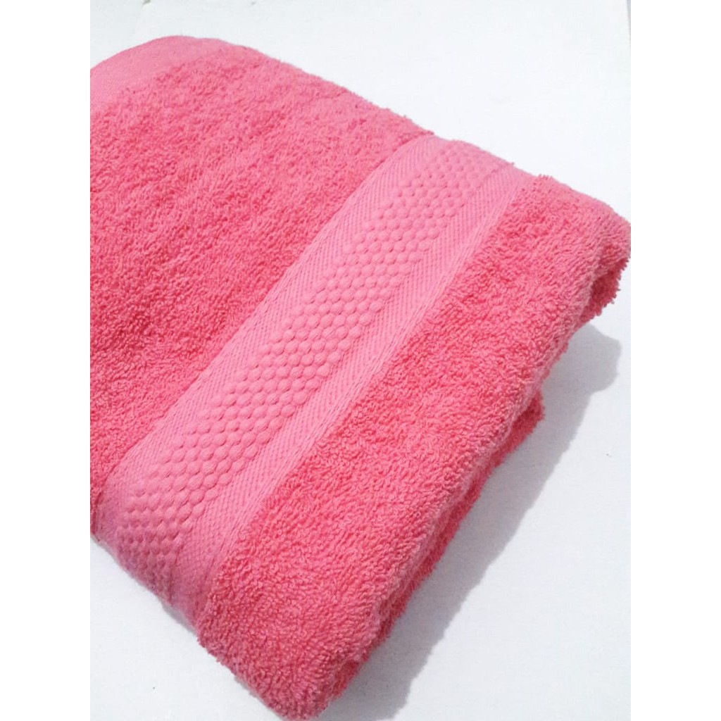 RC  [PROMO]Handuk Mandi Hotel Mutia Jumbo Warna Pink