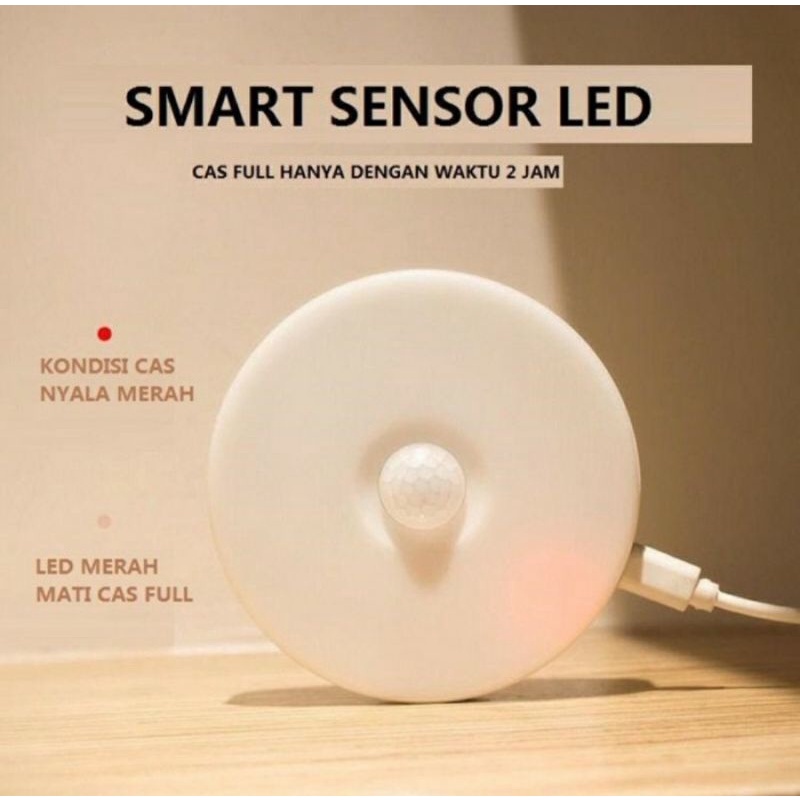 Lampu LED Sensor Gerak Otomatis / LED Induction Night Light malam