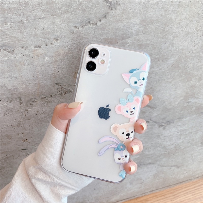 Cute Transparan Stella Lou Softcase Polos iphone 7/8+ XS XS Max XR 11 Pro Max 12 Pro Max