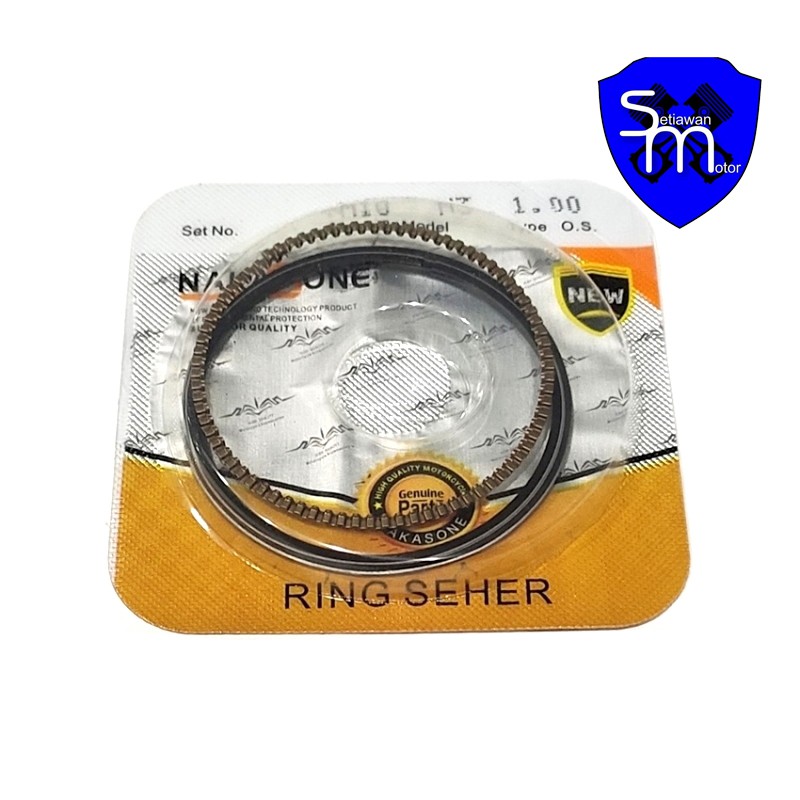 RING SEHER PISTON NAKASONE OVERSIZE 100 MIO M3