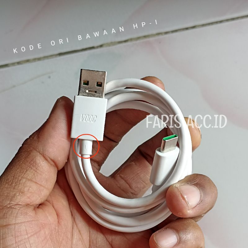 Kabel data oppo reno 4 2f 3 3 Pro Original Bekas Copotan