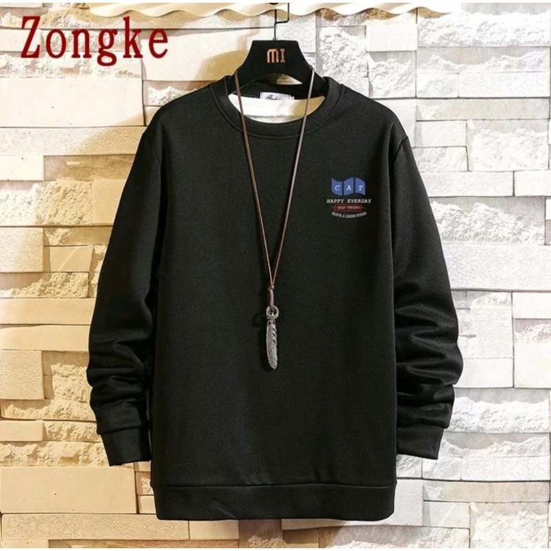 Sweater Pria Turn Cat Sweater Fleece Big Size Sweater Cowok Size M - XXL 2 warna 005