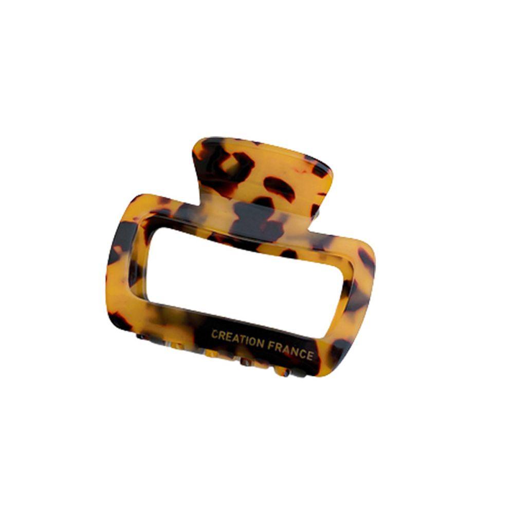 Agustina Wanita Cakar Rambut Untuk Anak Perempuan Vintage Hollow Hair Clip Geometric Square Hair Clasp