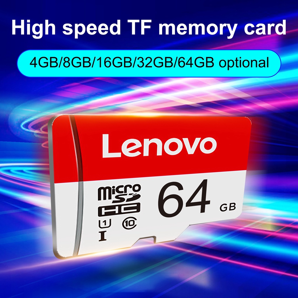 LENOVO Kartu Memori TF 4G 8G 16G 32G 64G Untuk Perekam Data Mobil