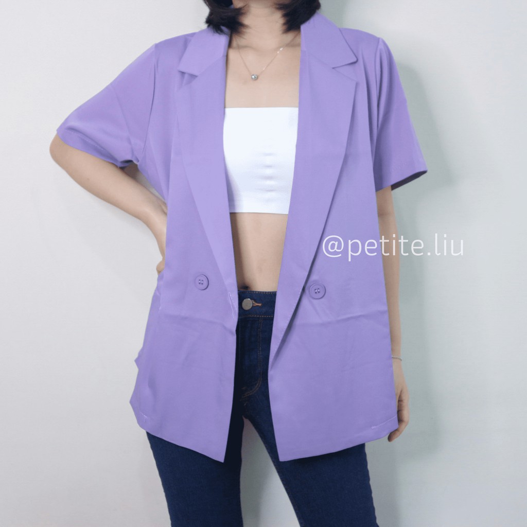 Haneul Blazer Outer Blazer Wanita Panjang Import Korean  