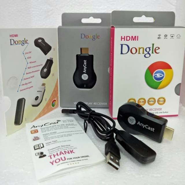 HDMI DONGLE - ANYCAST HDMI DONGLE - KABEL CONEKTOR HDMI - ALAT PENYAMBUNG HP KE TV - KABEL CONEKTOR