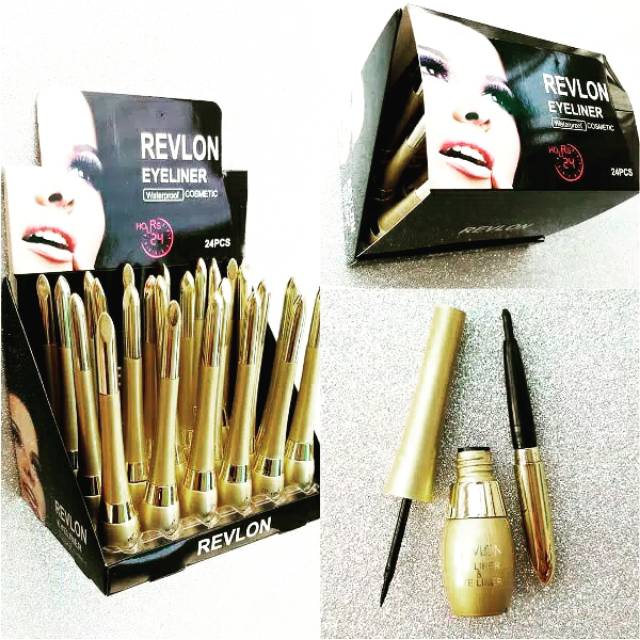 EYELINER LIQUID REVLON & PENCIL LINER 2IN1