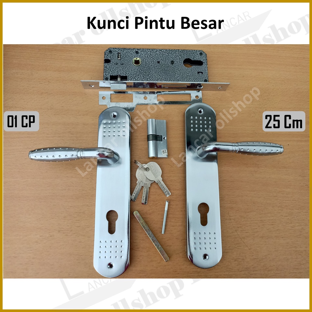 kunci pintu besar gagang babet 01 cp/ handel pintu besar / Handle Pintu Rumah