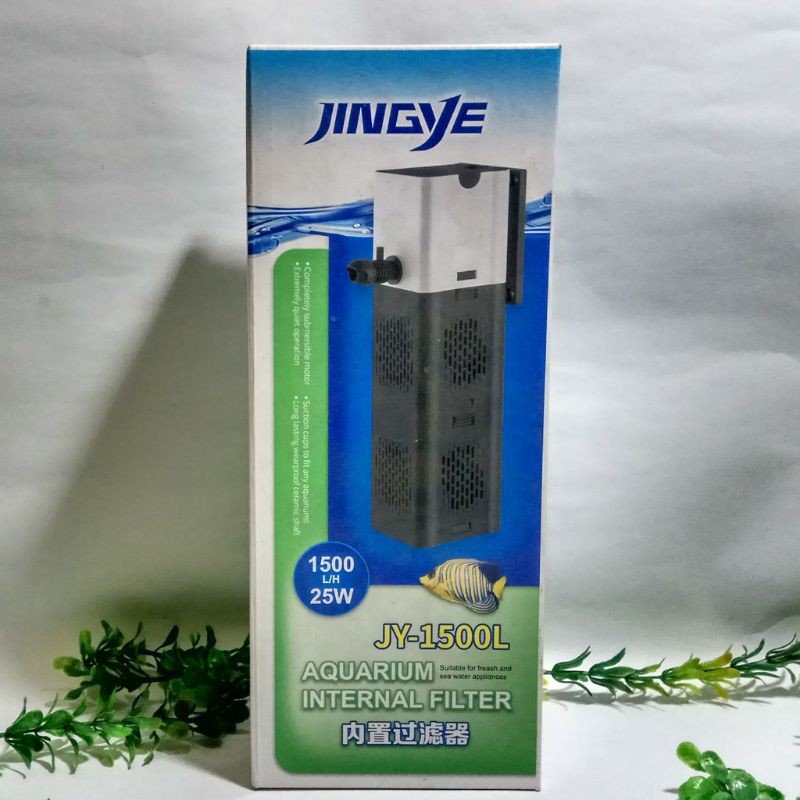 JINGYE JY1500L INTERNAL FILTER AQUARIUM AQUASCAPE POMPA AIR CELUP