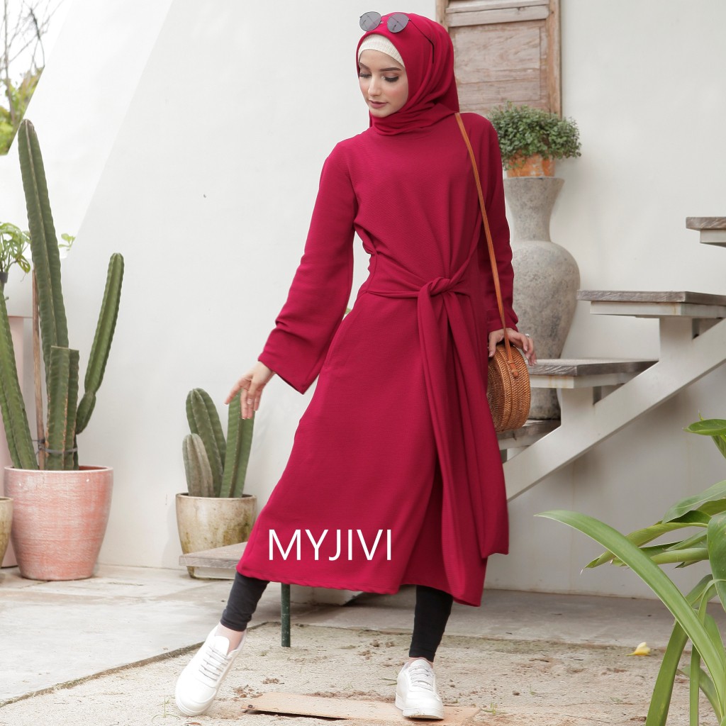 HANGGINI MIDI DRESS BY MY JIVI ( BUSUI &amp; NON BUSUI )