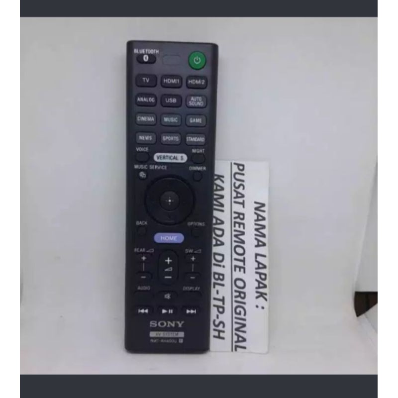 REMOTE REMOT HOME TEATER SONY RMT-AH400U ORIGINAL ASLI