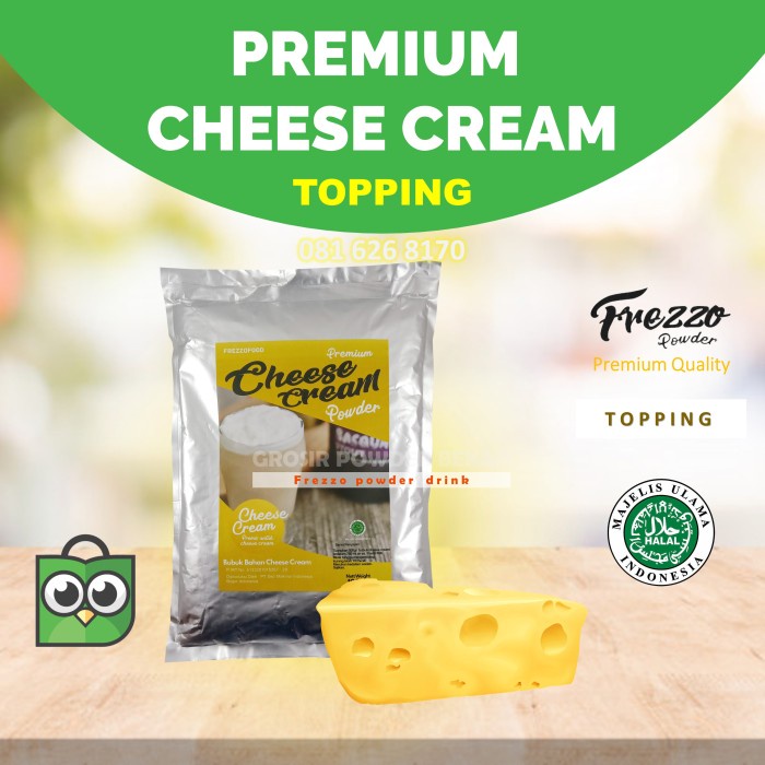 

PREMIUM CHEESE CREAM 1KG / TOPPING FREZZO