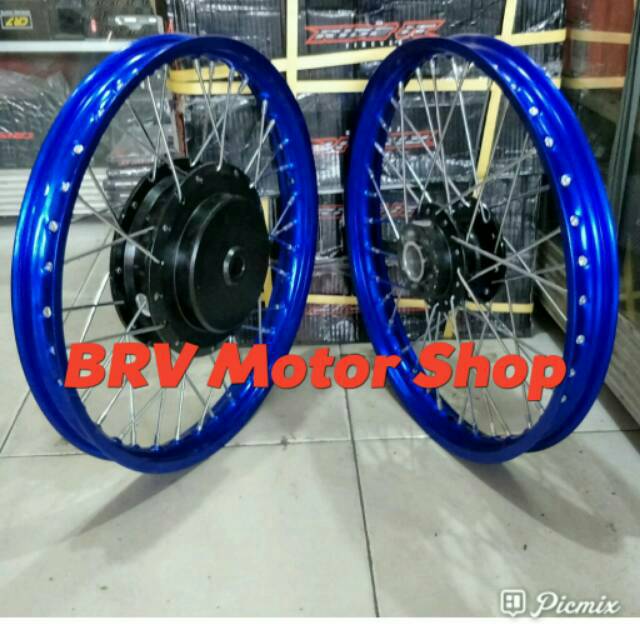 Sepaket Velg Jari Jari Vario 110  Vario 125 Beat Scoopy Mio X Ride Spin Skywave Velg Ring 14