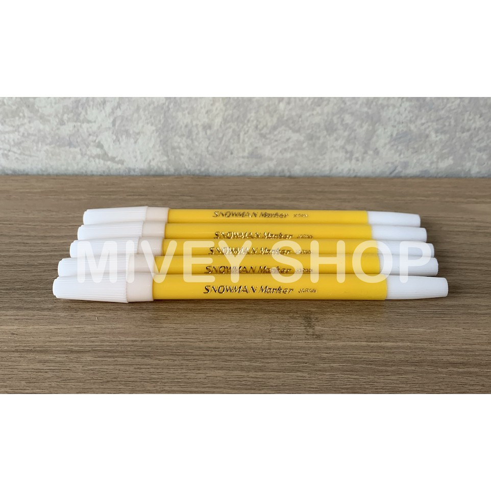 

Spidol Snowman Marker Kecil PW-1A - Kuning (6 Pcs)