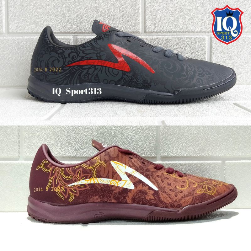 Sepatu Futsal Specs LS Etnis IN Senopati Brown/Black Priangan Original