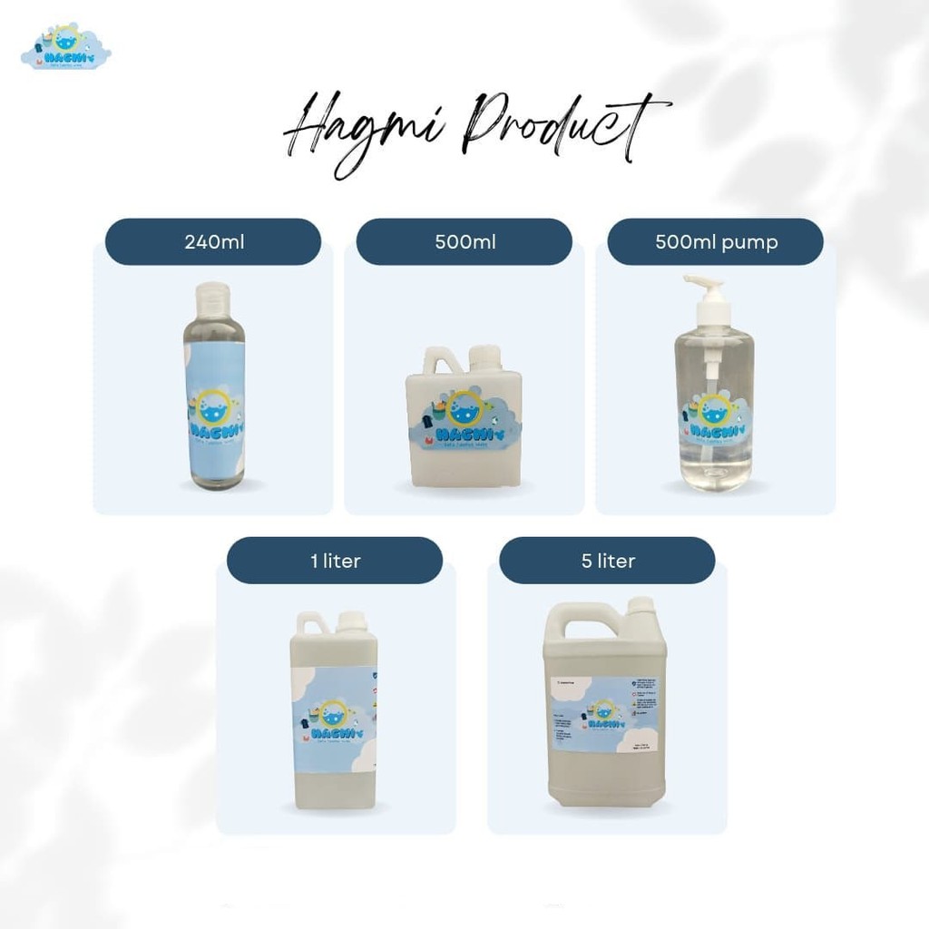 Hagmi Babysling Wash 500ml Pump - Sabun Detergent pencuci khusus gendongan bayi