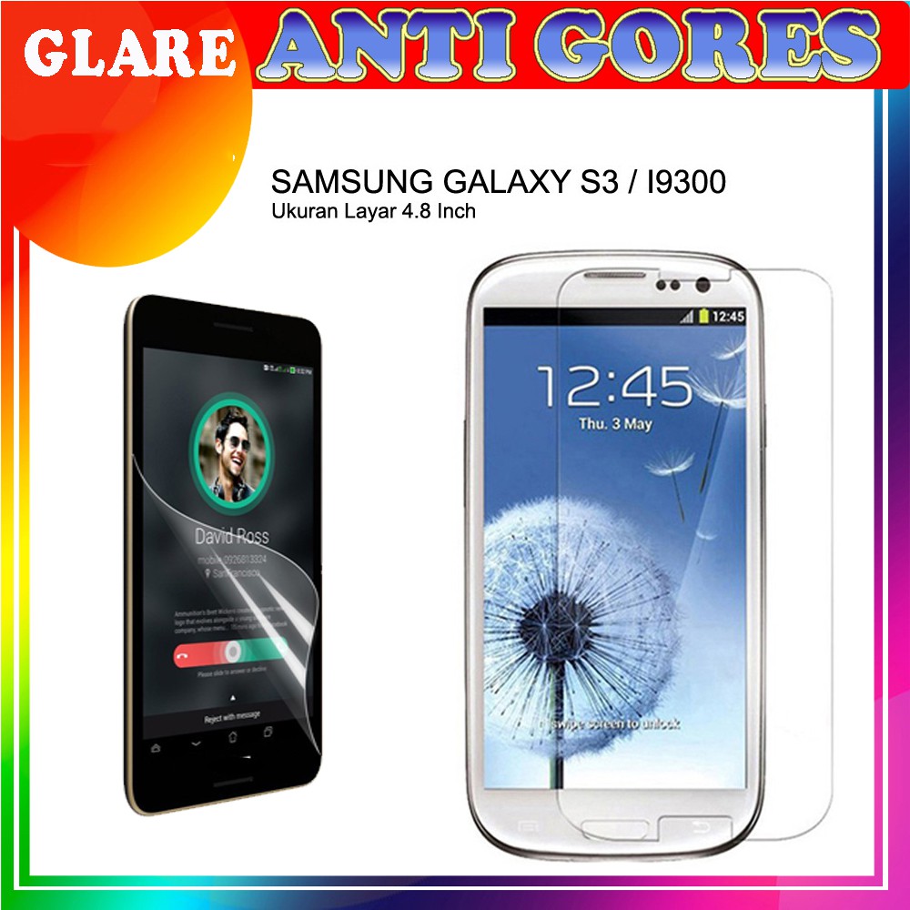 Anti Gores Samsung i759 Infinite i8160 i9100 i9300 s5282 s5830 s6102 s7562 Screenguard Pelindung Layar Gadget Antigores Screen Protector HP Screen Clear Handphone