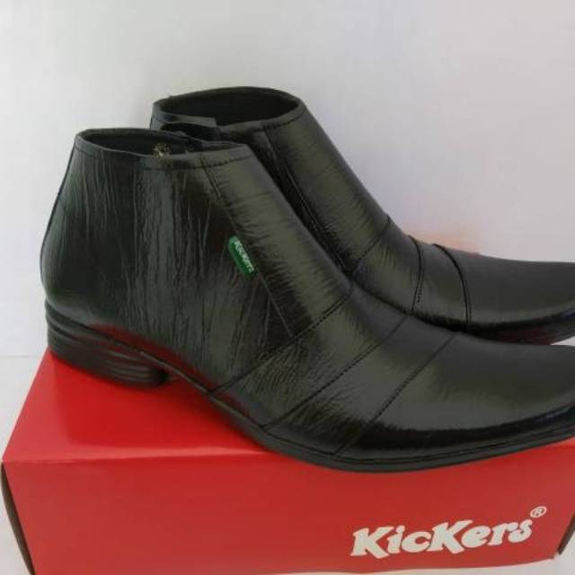 SEPATU KICKERS PDH PDL RESELTING KULIT SAPI ASLI POLRI TNI SECURITY SATPAM DISHUB MURAH BERKUALITAS
