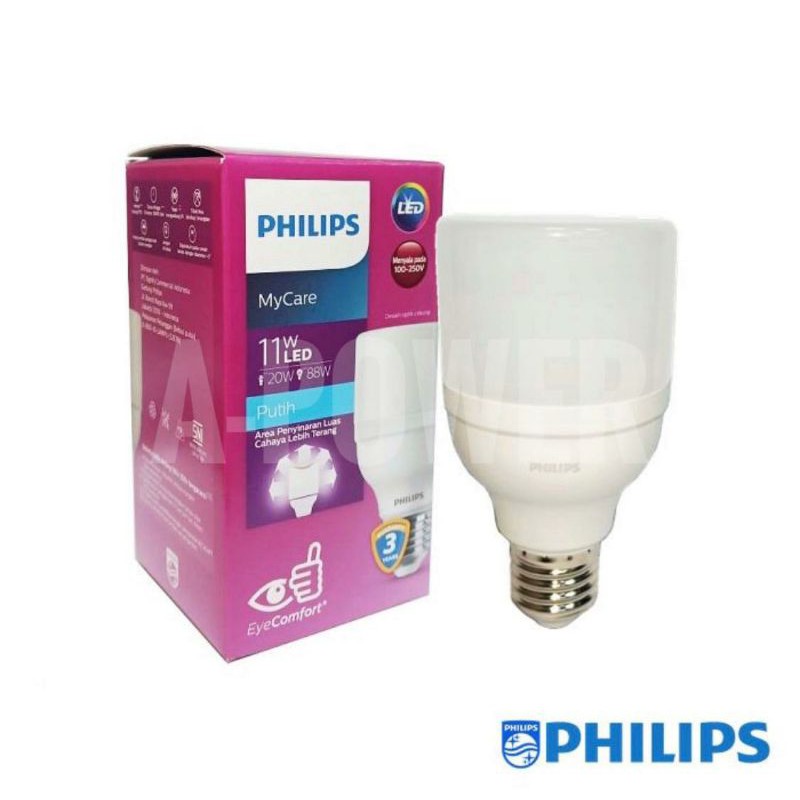 Philips - Lampu LED Bright 11W (Putih)