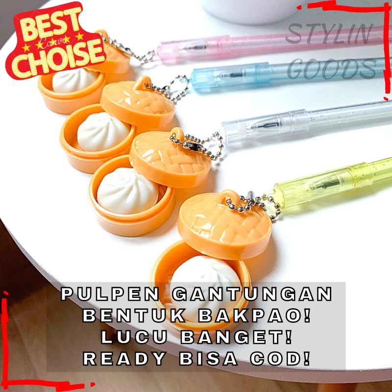 

PULPEN GANTUNGAN BENTUK DIMSUM BAKPAO UNIK LUCU TERMURAH PREMIUM QUALITY DIJAMIN NYATA! READY COD
