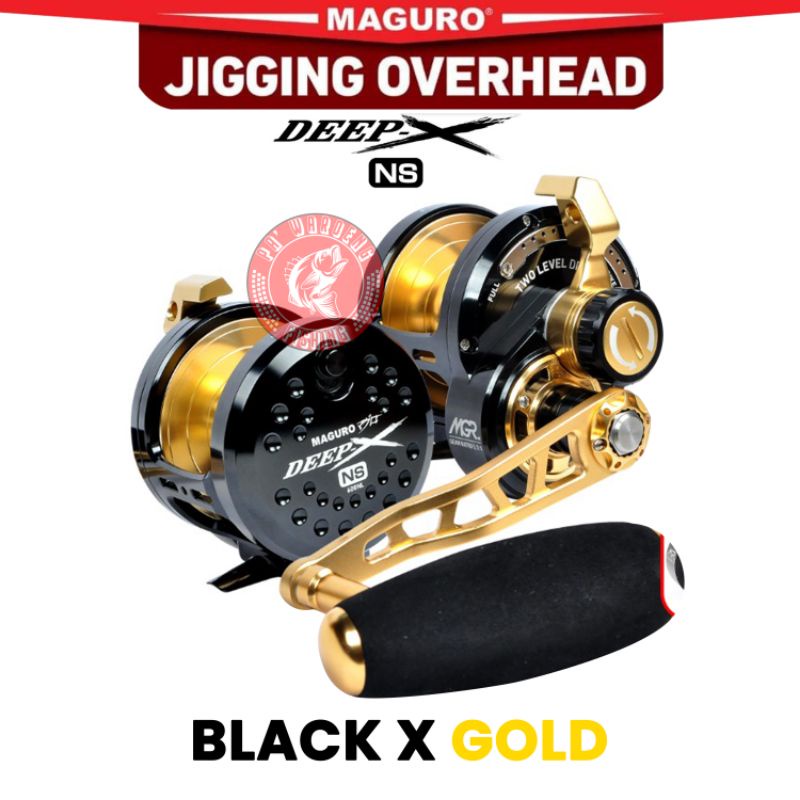 Reel Maguro Deep X NS 2021 | Reel Overhead | Saltwater | Jigging | Handle kanan & kiri